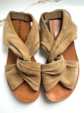 Derek Lam 10 Crosby safari fine suede sandals 6